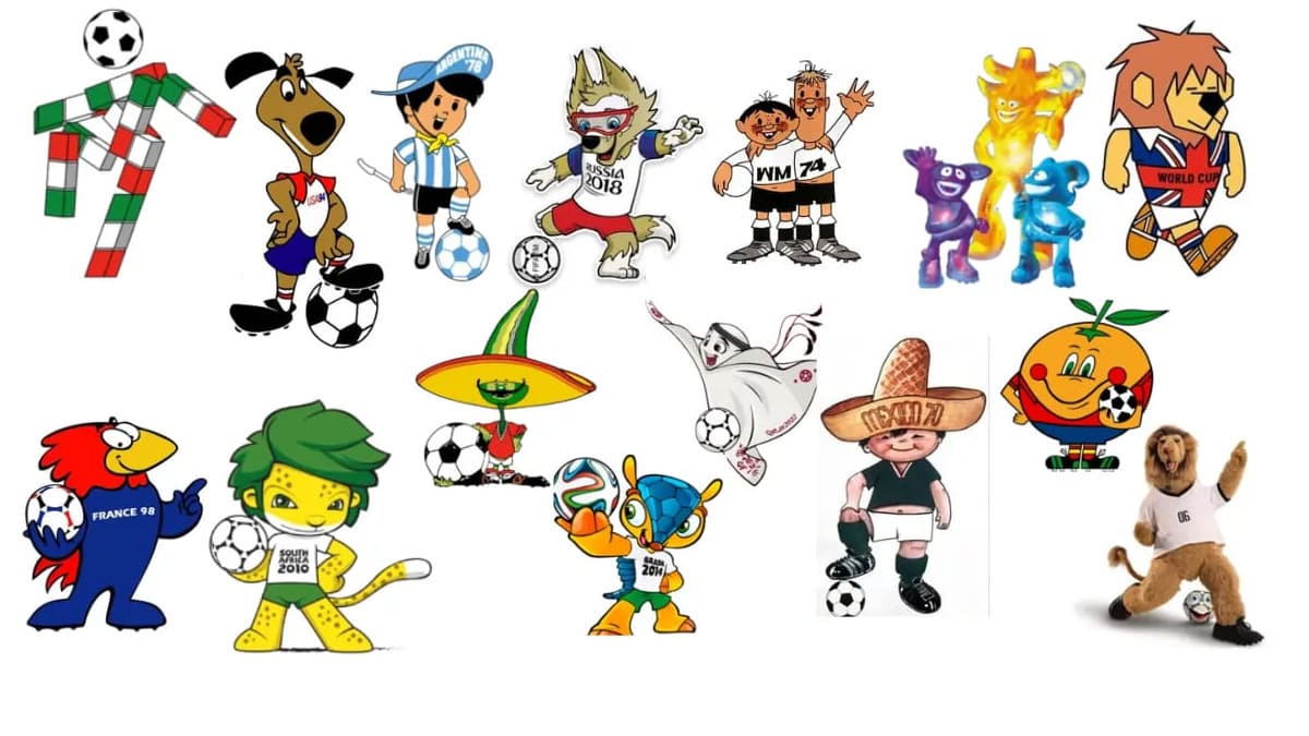 Mascottes Coupe du monde