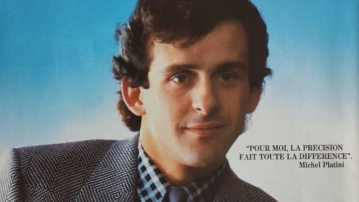 Platini Publicité Thompson 1984
